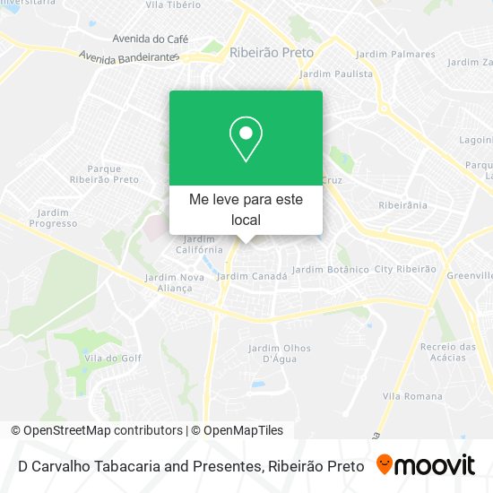 D Carvalho Tabacaria and Presentes mapa