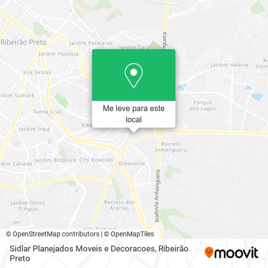 Sidlar Planejados Moveis e Decoracoes mapa