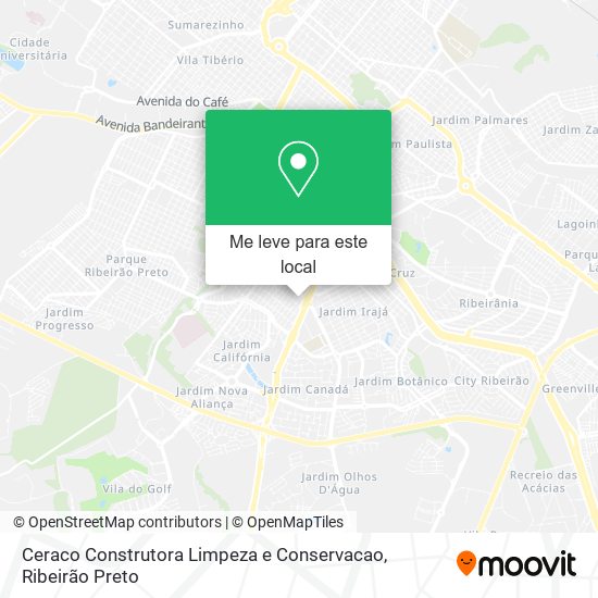 Ceraco Construtora Limpeza e Conservacao mapa