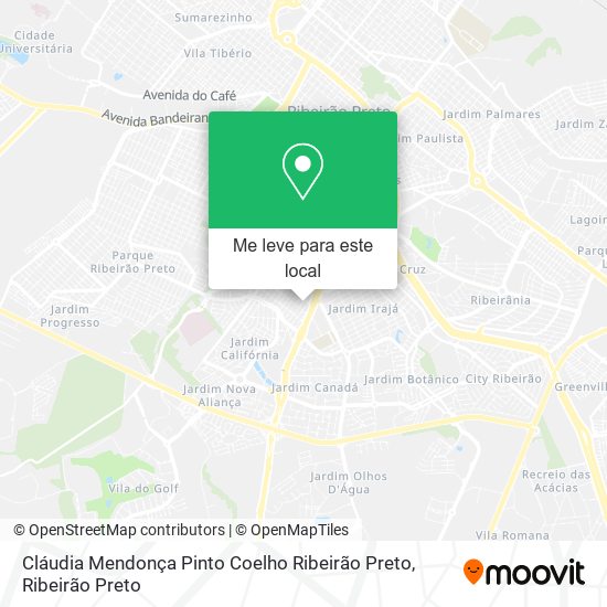 Cláudia Mendonça Pinto Coelho Ribeirão Preto mapa