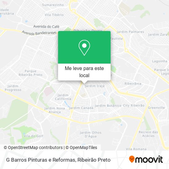 G Barros Pinturas e Reformas mapa