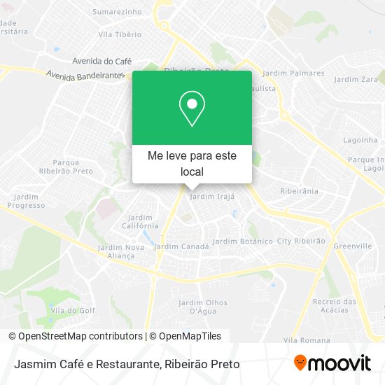 Jasmim Café e Restaurante mapa