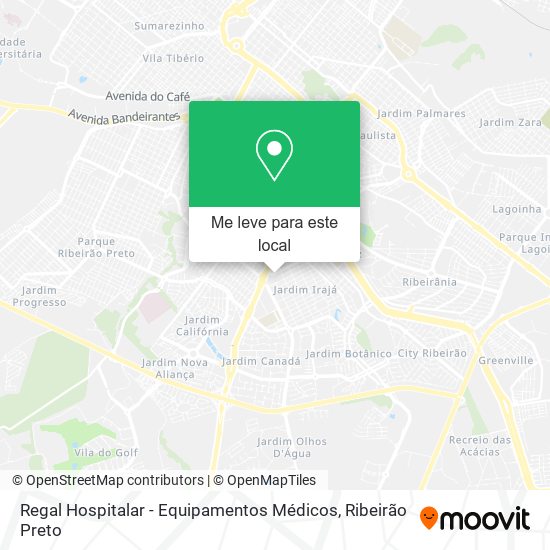 Regal Hospitalar - Equipamentos Médicos mapa