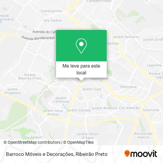 Barroco Móveis e Decorações mapa