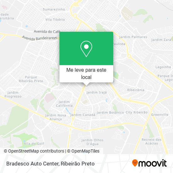 Bradesco Auto Center mapa