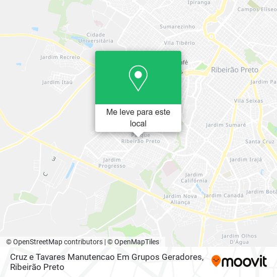 Cruz e Tavares Manutencao Em Grupos Geradores mapa