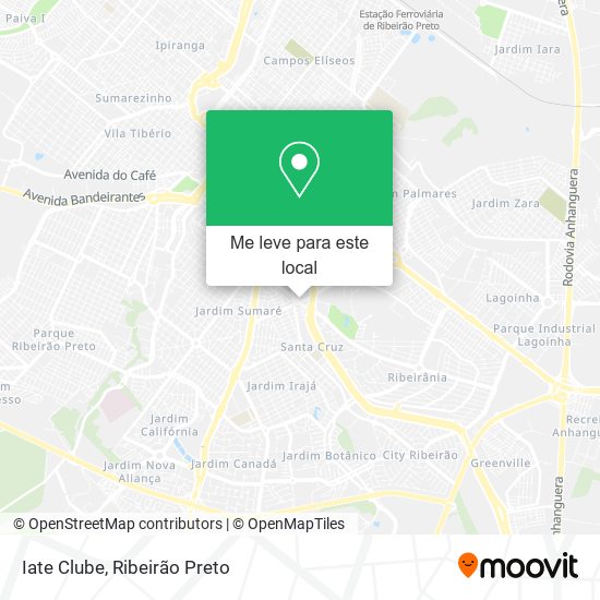 Iate Clube mapa