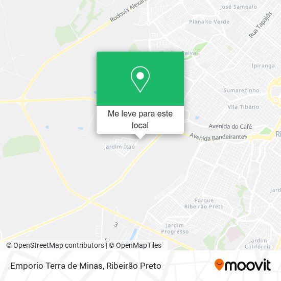 Emporio Terra de Minas mapa