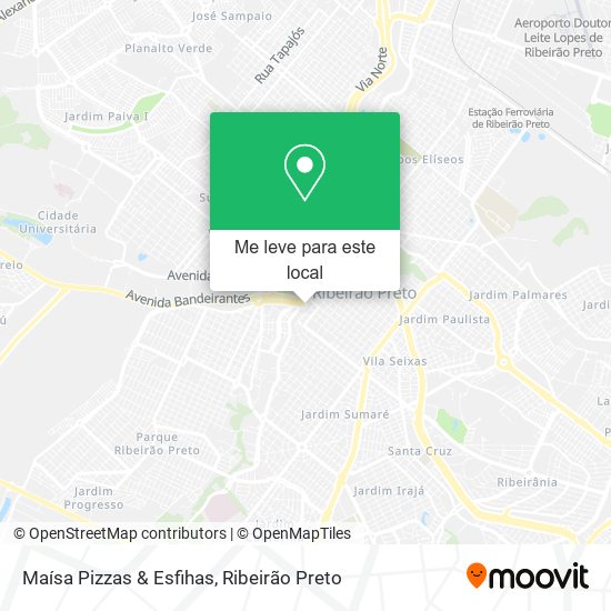 Maísa Pizzas & Esfihas mapa