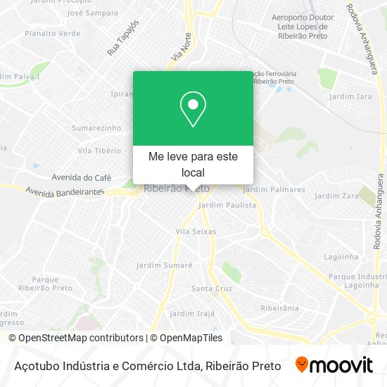 Açotubo Indústria e Comércio Ltda mapa