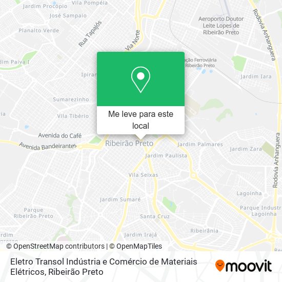 Eletro Transol Indústria e Comércio de Materiais Elétricos mapa