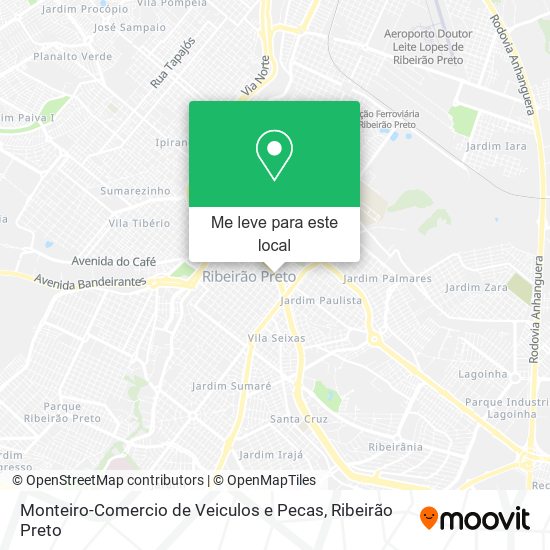 Monteiro-Comercio de Veiculos e Pecas mapa