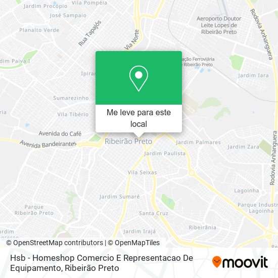 Hsb - Homeshop Comercio E Representacao De Equipamento mapa