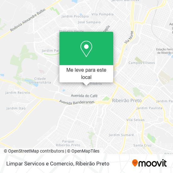 Limpar Servicos e Comercio mapa