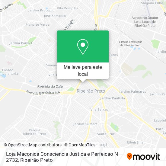 Loja Maconica Consciencia Justica e Perfeicao N 2732 mapa