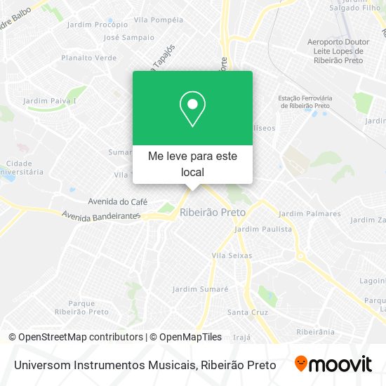 Universom Instrumentos Musicais mapa