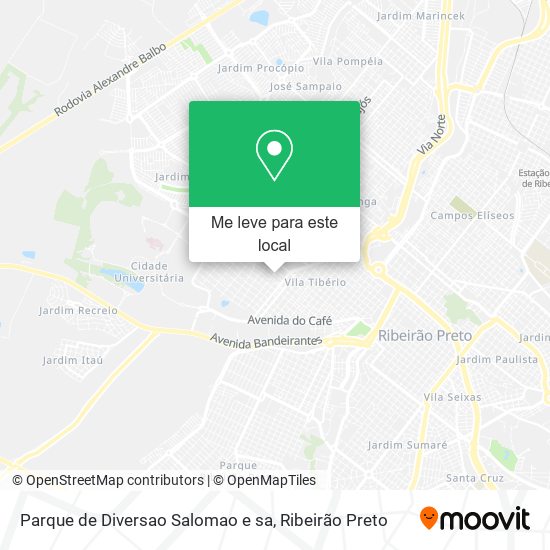 Parque de Diversao Salomao e sa mapa