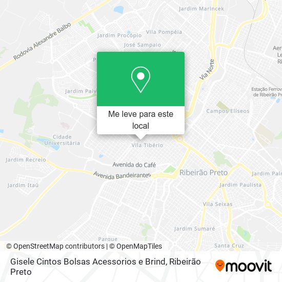 Gisele Cintos Bolsas Acessorios e Brind mapa