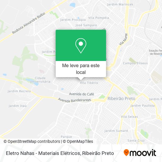 Eletro Nahas - Materiais Elétricos mapa