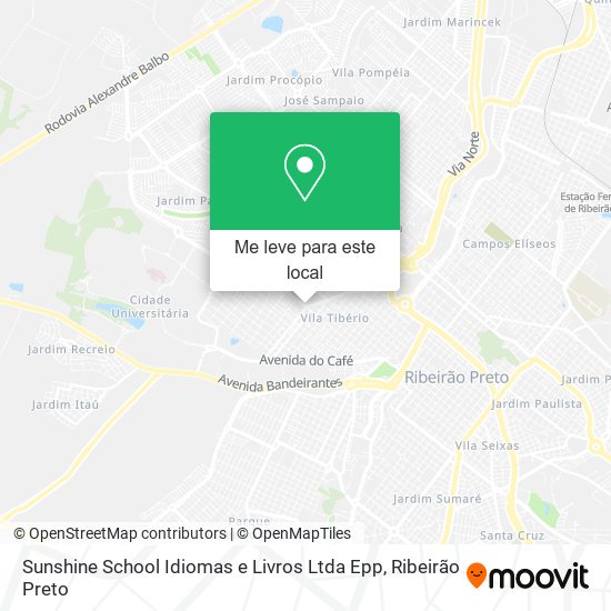 Sunshine School Idiomas e Livros Ltda Epp mapa