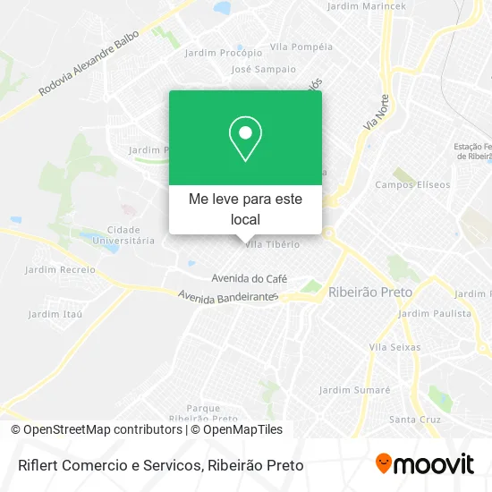 Riflert Comercio e Servicos mapa