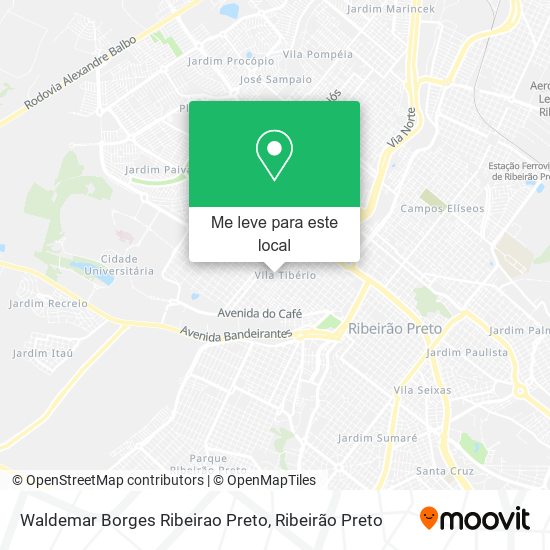 Waldemar Borges Ribeirao Preto mapa