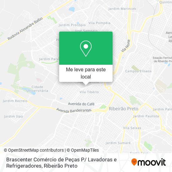 Brascenter Comércio de Peças P/ Lavadoras e Refrigeradores mapa