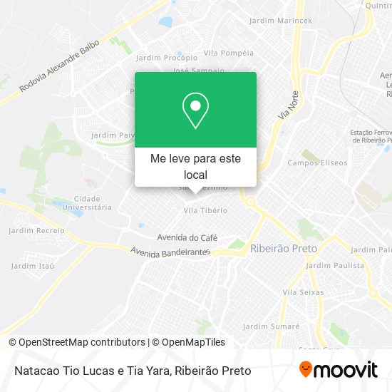 Natacao Tio Lucas e Tia Yara mapa
