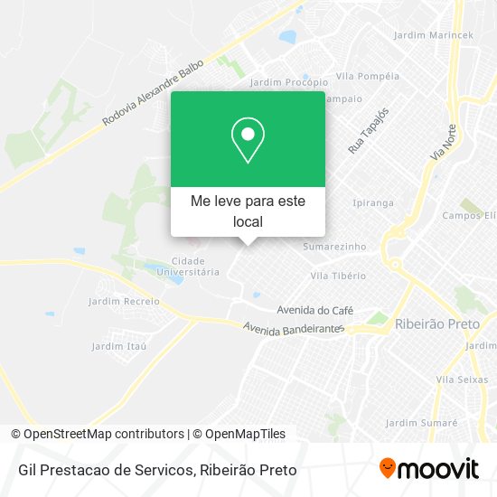 Gil Prestacao de Servicos mapa