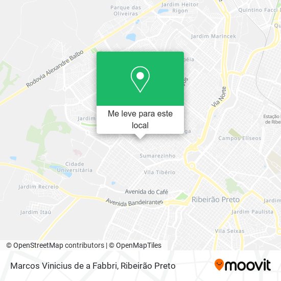 Marcos Vinicius de a Fabbri mapa