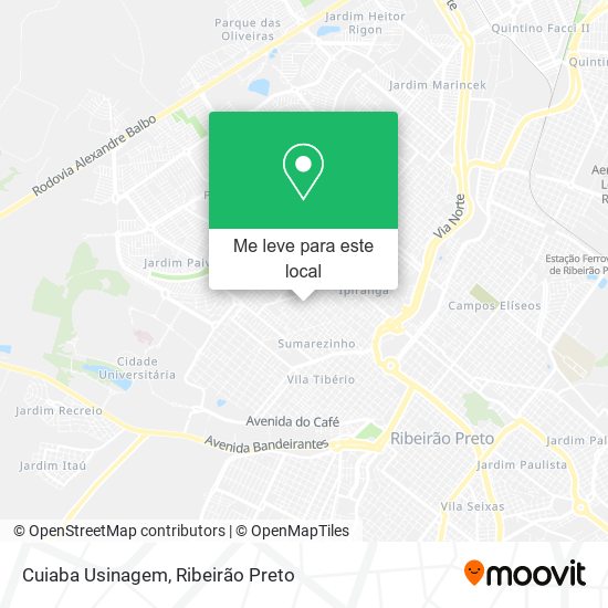 Cuiaba Usinagem mapa