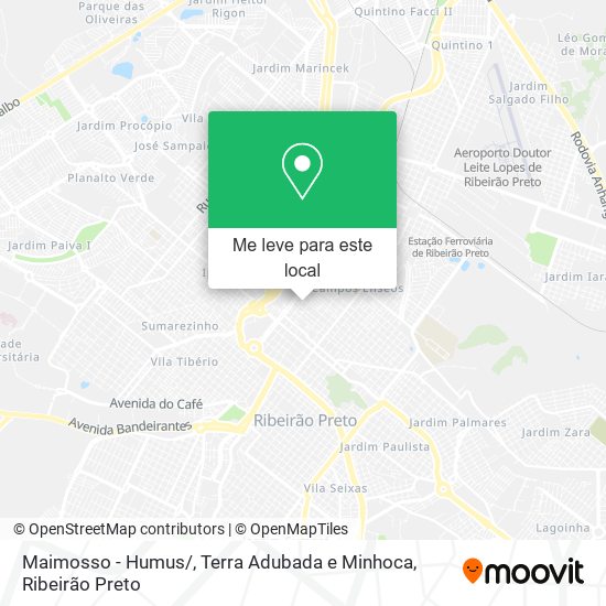 Maimosso - Humus / , Terra Adubada e Minhoca mapa