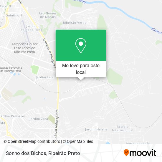 Sonho dos Bichos mapa