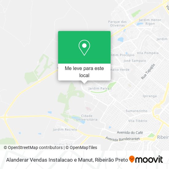 Alanderar Vendas Instalacao e Manut mapa