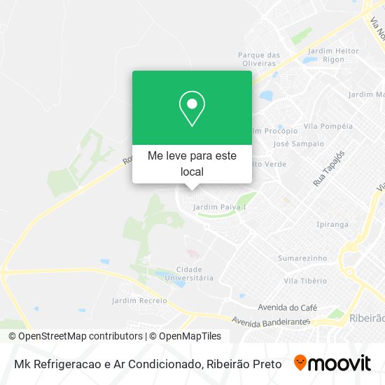 Mk Refrigeracao e Ar Condicionado mapa