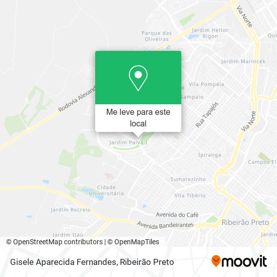 Gisele Aparecida Fernandes mapa