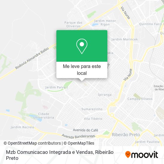 Mzb Comunicacao Integrada e Vendas mapa