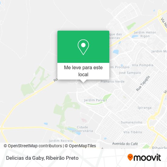 Delicias da Gaby mapa