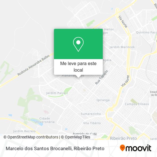 Marcelo dos Santos Brocanelli mapa