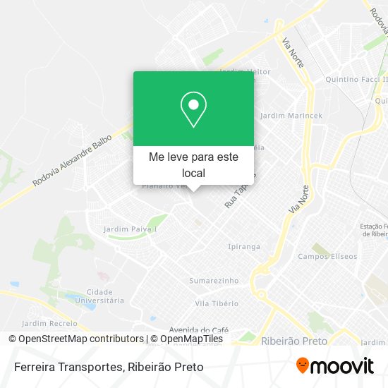 Ferreira Transportes mapa