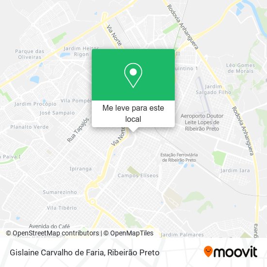 Gislaine Carvalho de Faria mapa
