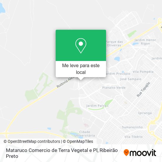 Mataruco Comercio de Terra Vegetal e Pl mapa