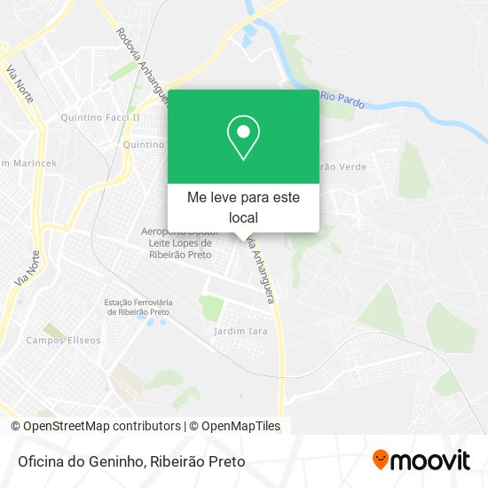 Oficina do Geninho mapa