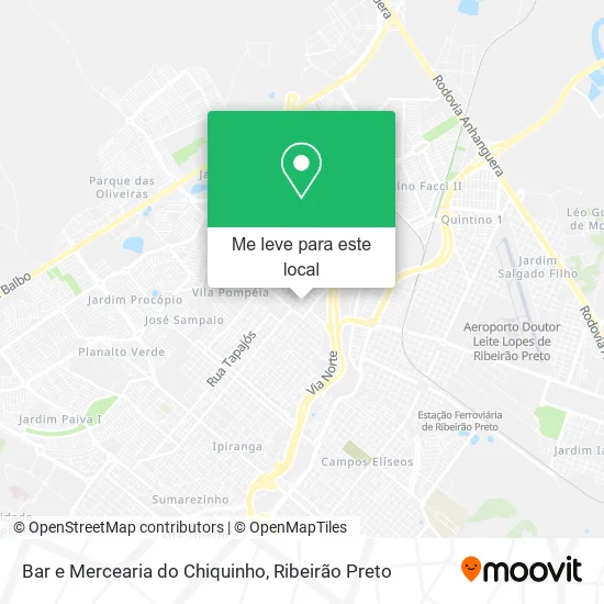 Bar e Mercearia do Chiquinho mapa