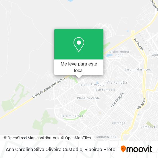 Ana Carolina Silva Oliveira Custodio mapa