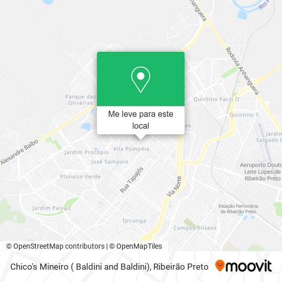 Chico's Mineiro ( Baldini and Baldini) mapa