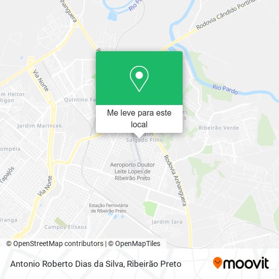 Antonio Roberto Dias da Silva mapa