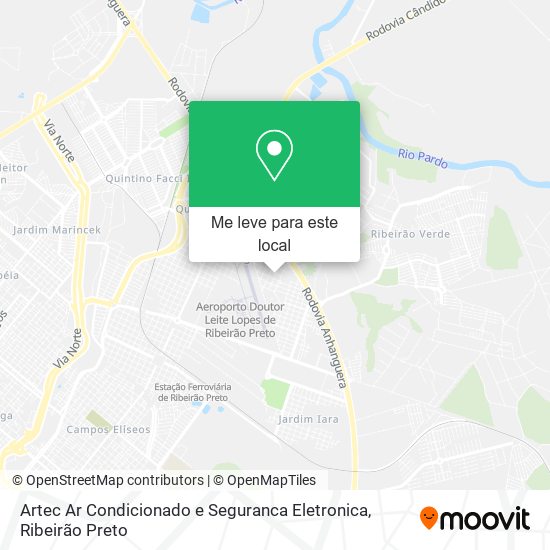 Artec Ar Condicionado e Seguranca Eletronica mapa