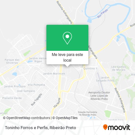 Toninho Forros e Perfis mapa