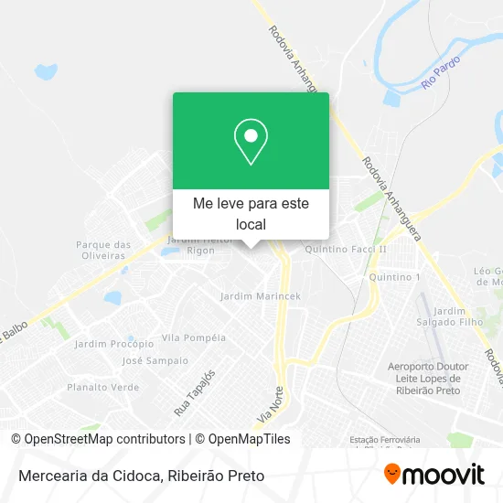 Mercearia da Cidoca mapa